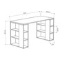 Hanah Home Colmar - Blanco, Oak